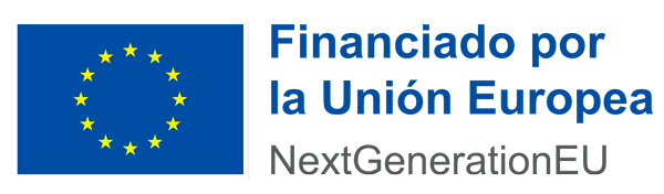 Logotip Financiado por la Unión Europea, Next Generation EU.